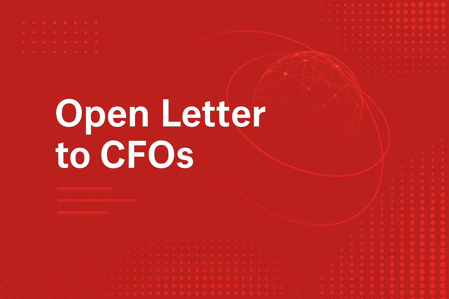 Open Letter to CFO – Invisible Workforce